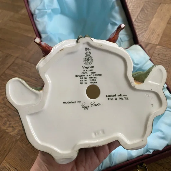 Royal Doulton Virginals Royal Doulton Lady Musicians - Picture 4 of 16